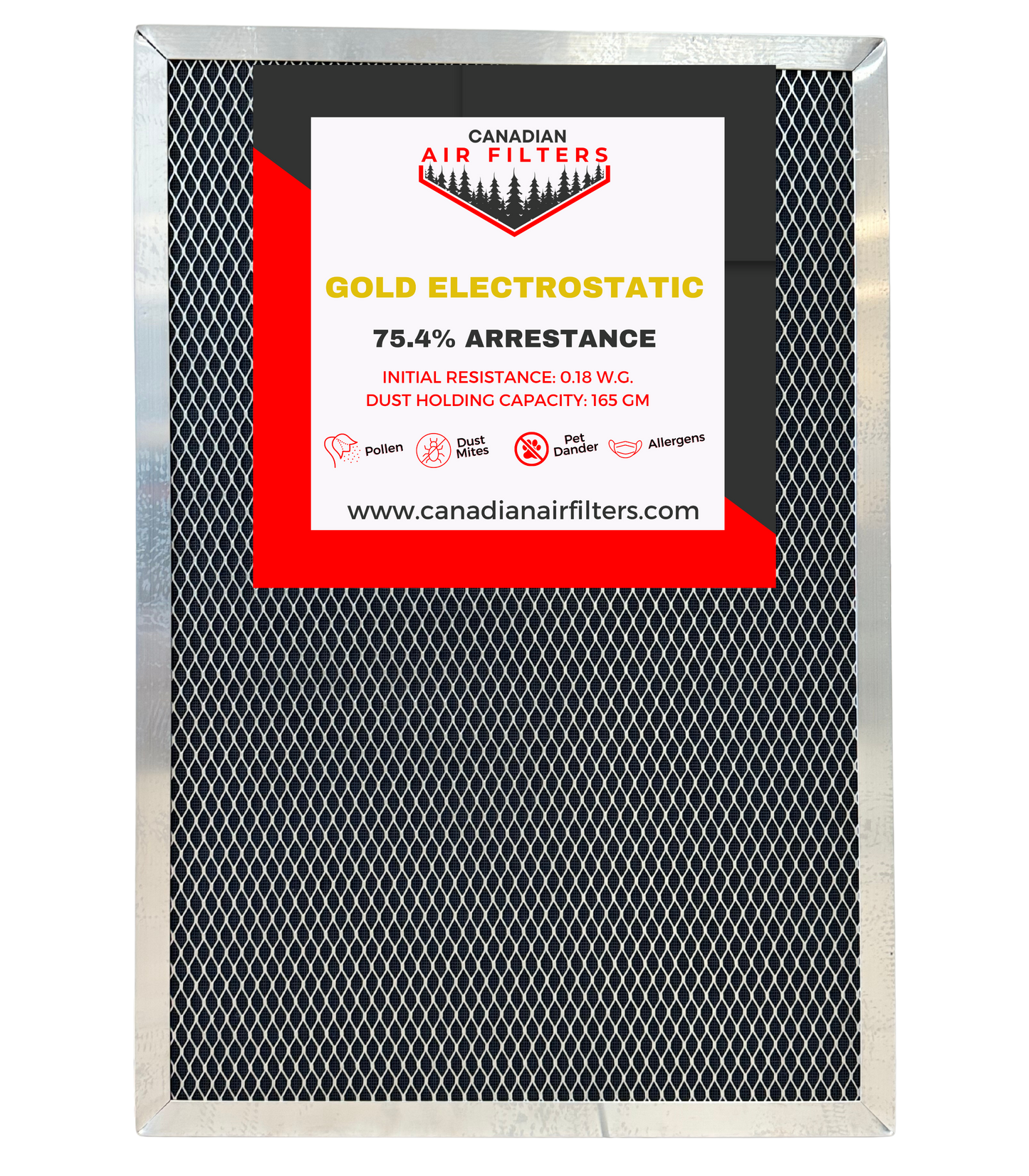 14x17.5x2 - Electrostatic Washable Air Filter (Each)