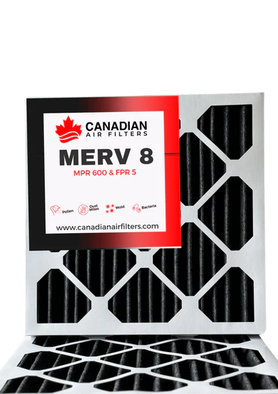 10x12x1 Carbon Pleated Air Filter (6 pack)