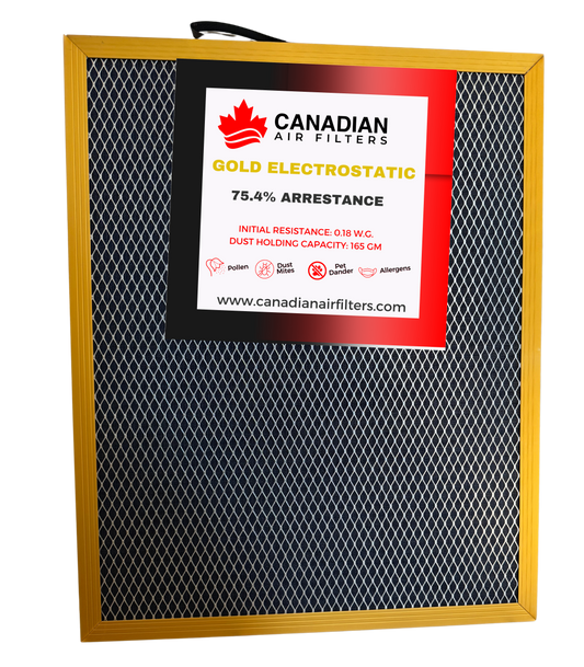24x24x1 - Gold Electrostatic Washable Air Filter (Each)