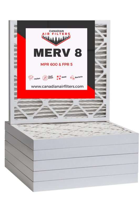 16x18x2 MERV 08 Pleated Air Filter (6 pack)