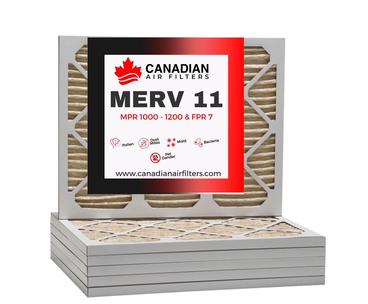 14x24x2 MERV 11 Pleated Air Filter (06 pack)