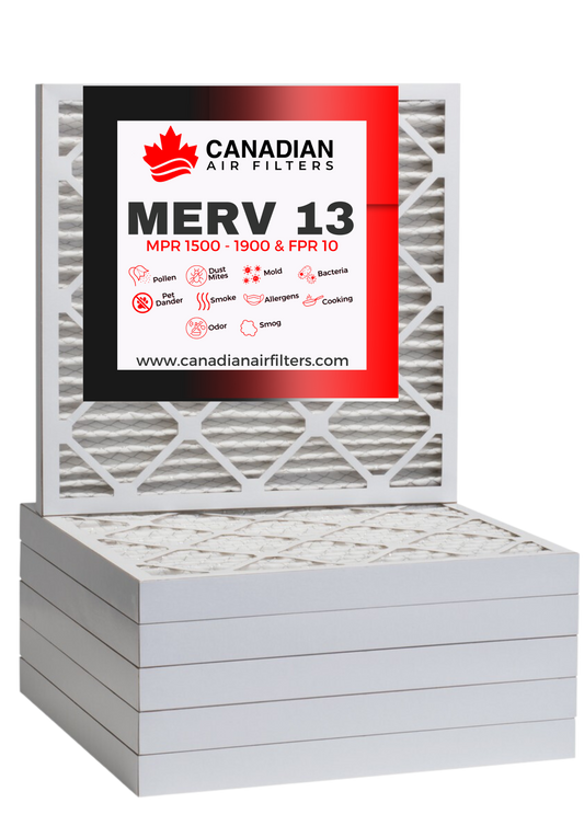 10x18x2 MERV 13 Pleated Air Filter (06 pack)