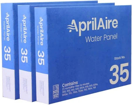 Humidifier Pad - Aprilaire 35 Water Panel Humidifier Filter Replacement for Aprilaire Whole House Humidifier Models 350, 360, 560, 560A, 568, 600, 600A, 600M, 700, 700A, 700M, 760, 760A, 768 (Pack of 1)
