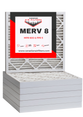 10 x 16 x 1 MERV 8 Pleated Air Filter (12 pack)