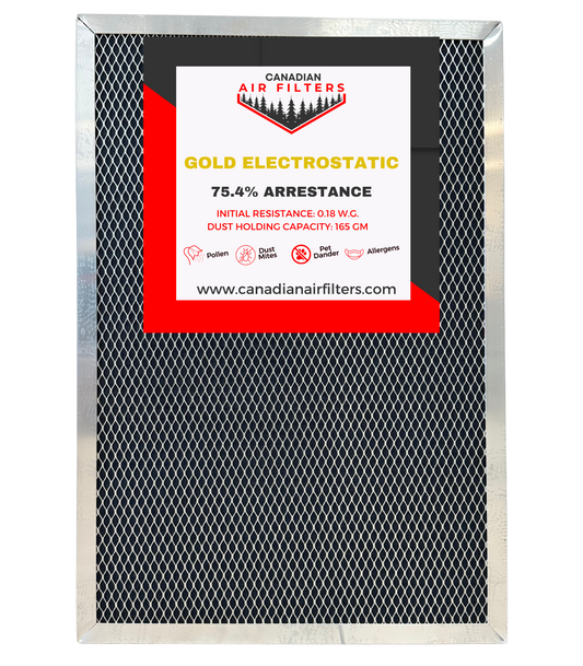 28 x 38 x 2 - Gold Electrostatic Washable Air Filter (Each)