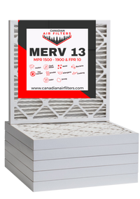 10 x 20 x 2 MERV 13 Pleated Air Filter (06 pack)