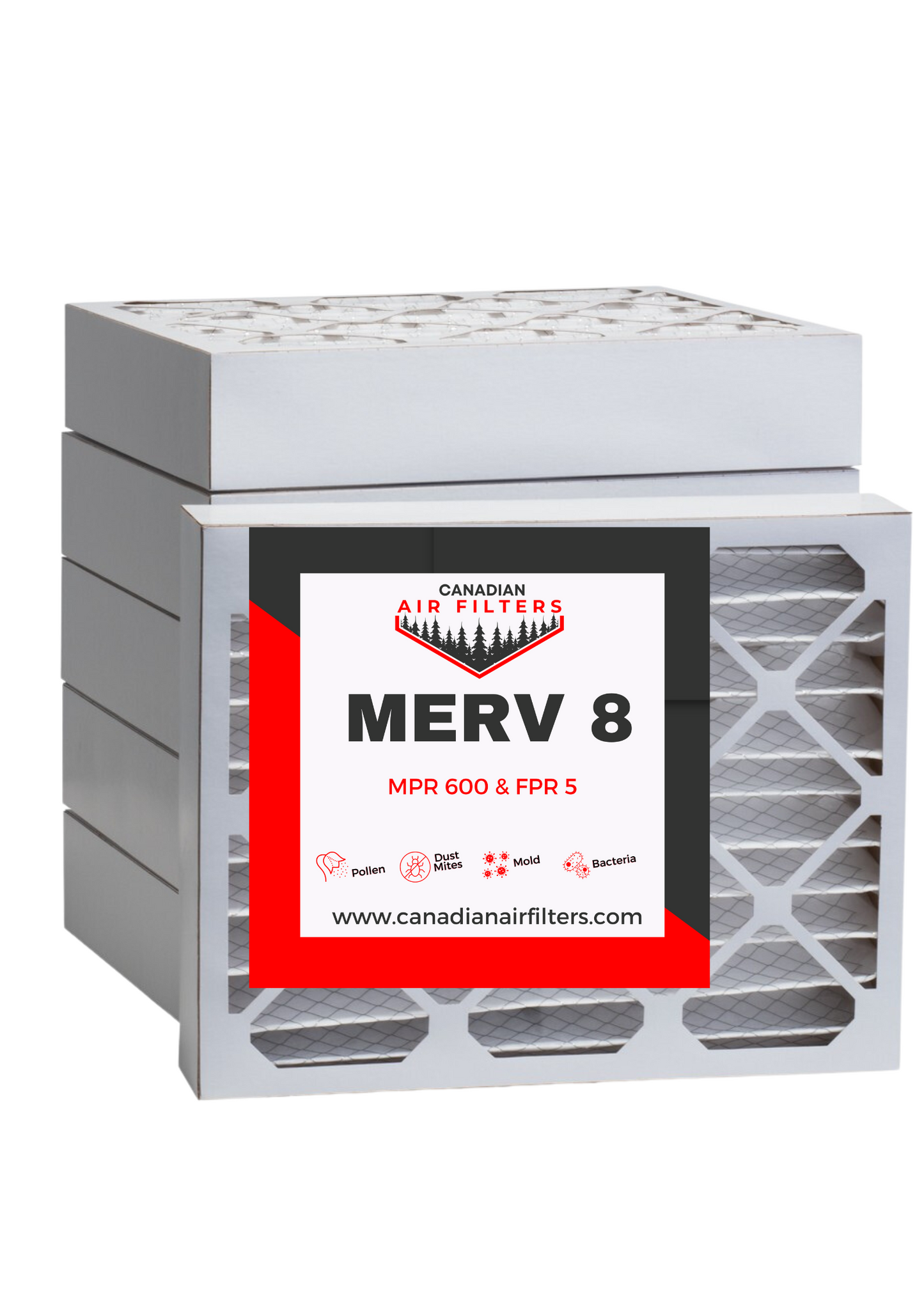 16 x 25 x 4 MERV 8 Pleated Air Filter (4 pack)