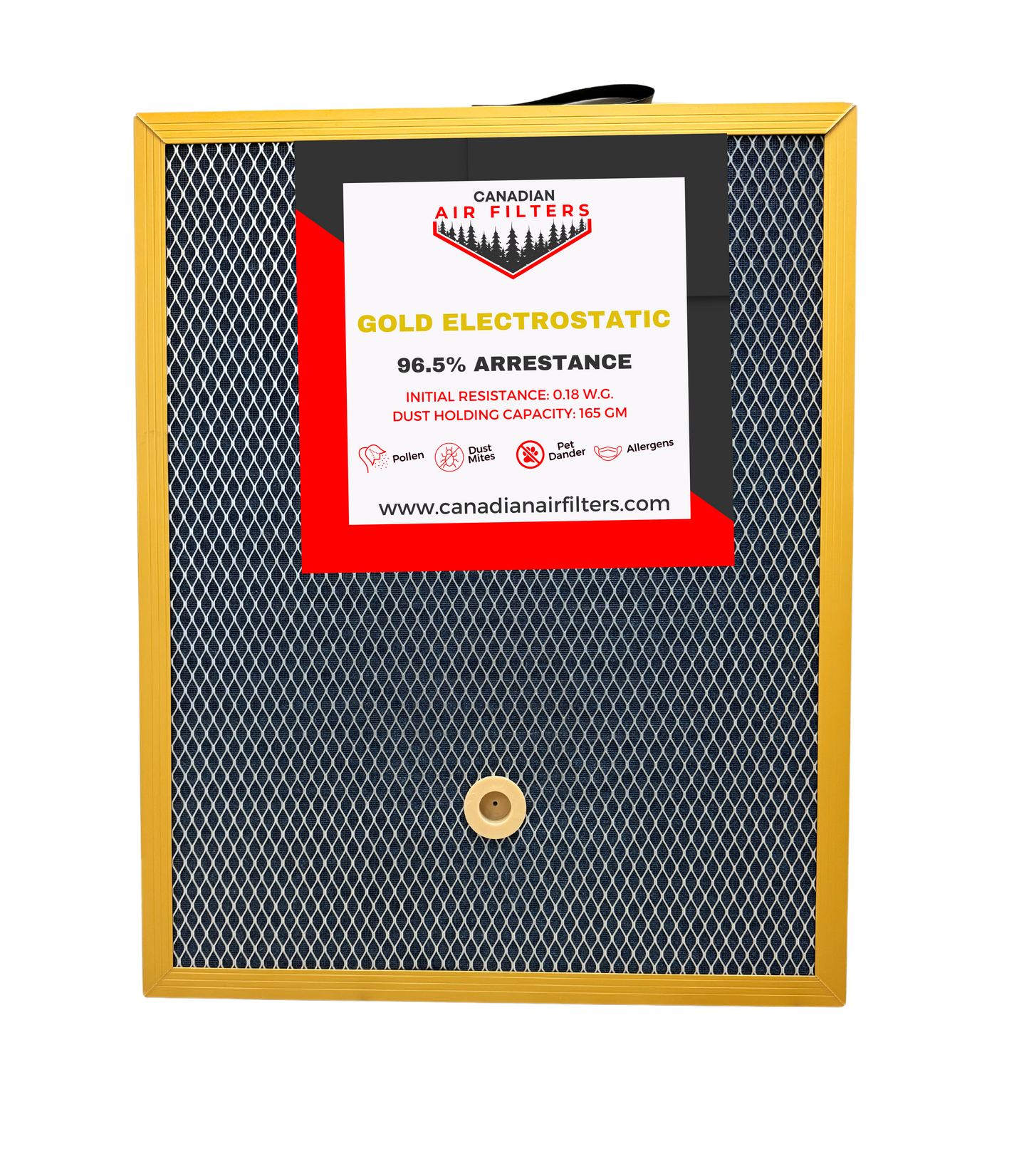 14 x 20 x 1 - Gold Electrostatic Washable Air Filter (Each)