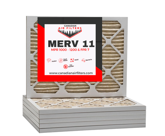 6 x 10 x 1 MERV 11 Pleated Air Filter (12 pack)