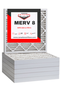 16 x 20 x 2 MERV 8 Pleated Air Filter (06 pack)