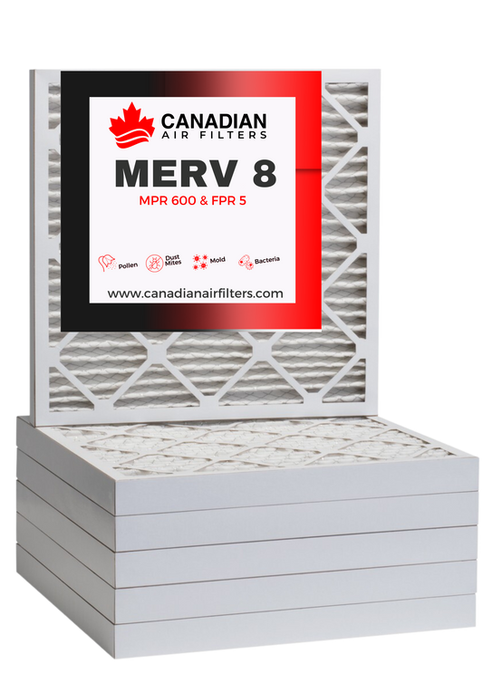 12x16x2 MERV 8 Pleated Air Filter (pack of 6)