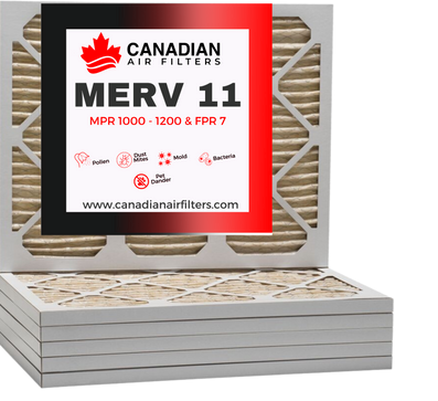 18.5x32.5x4 MERV 11 Pleated Air Filter (6 pack)