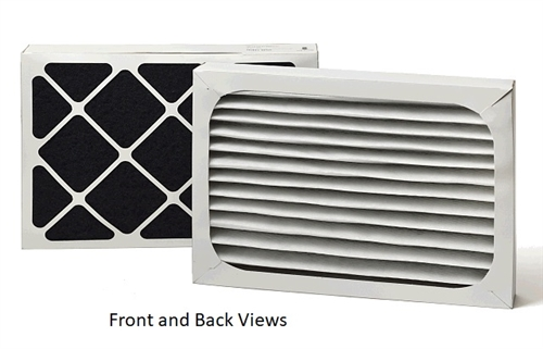 12x16x2 MERV 8 Pleated Air Filter with Carbon Pad (Each)