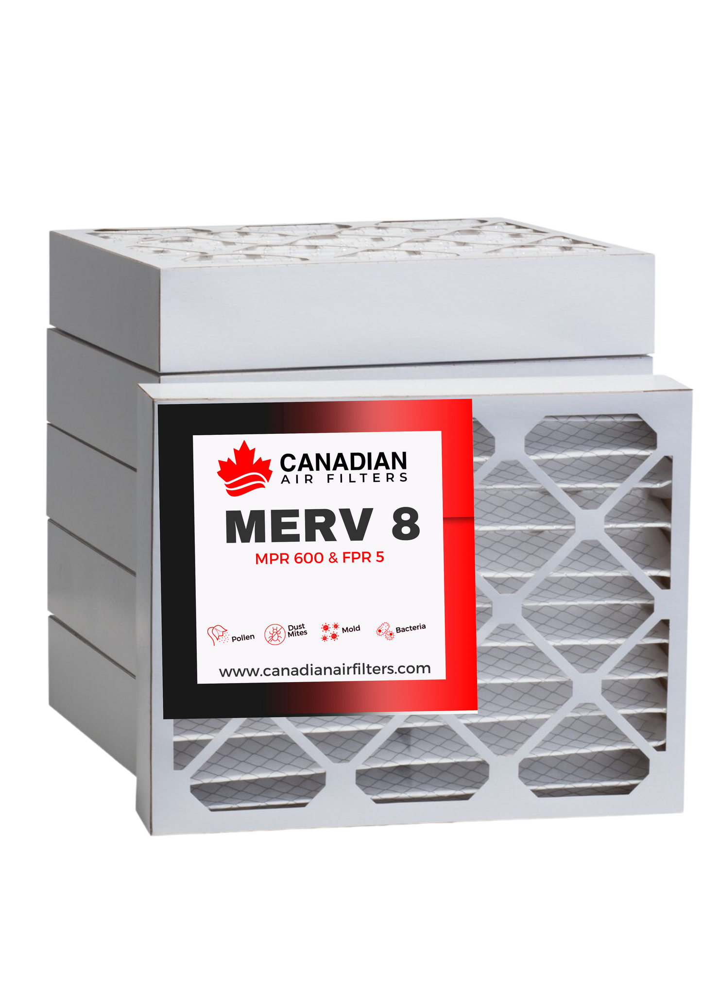 16 x 25 x 5 MERV 08 Aftermarket Replacement Filter AIRBEAR (04 pack)